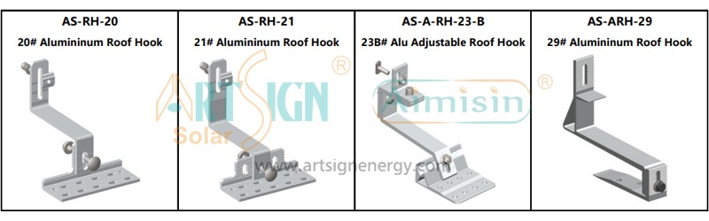 solar roof hooks