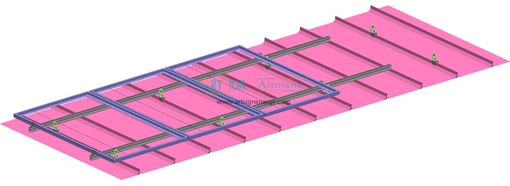 ART SIGN roof solar n clamps AS-N2E-50
