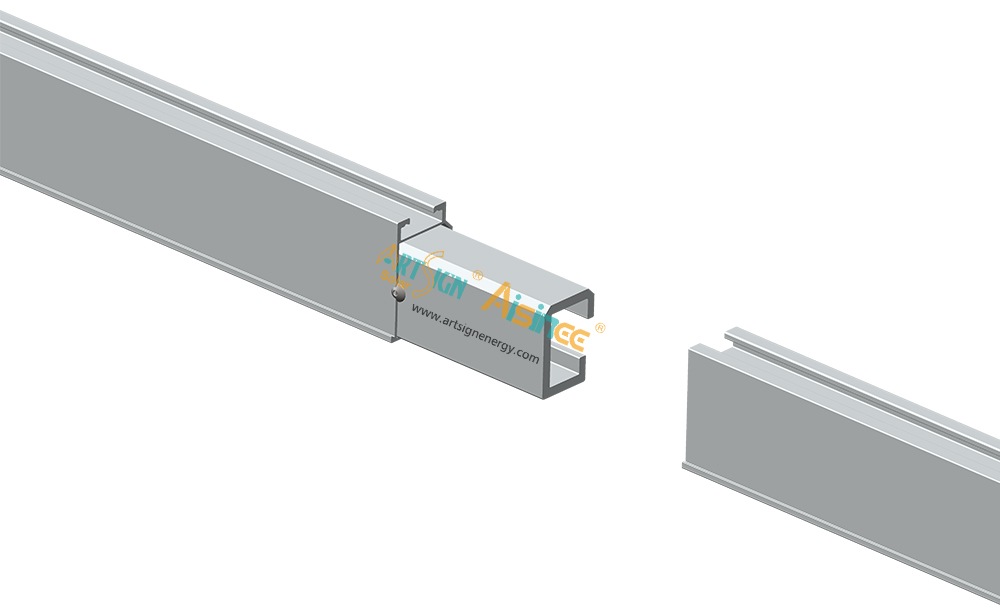 ART SIGN aluminum solar mount rail jointer AS-CRS-01