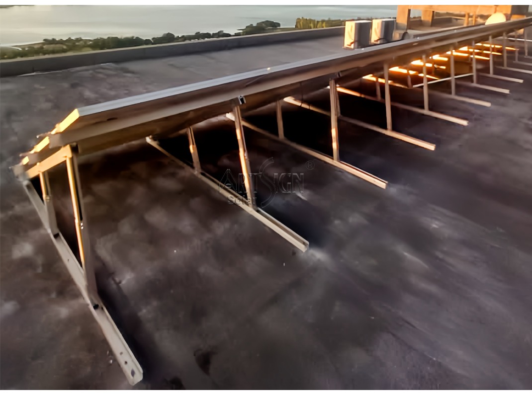 Flat Roof Triangle Kit Solar Mounting