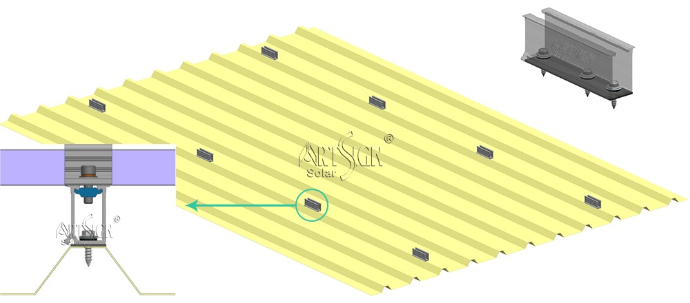 mini rail for solar panels