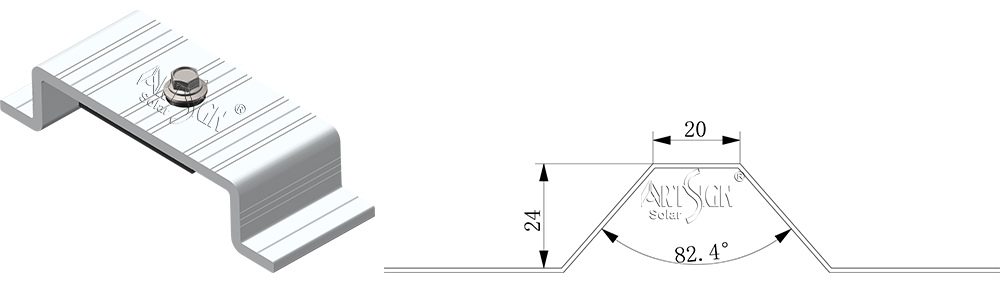 solar bracket tile roof