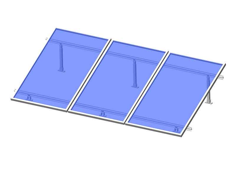 لوحة شمسية مسطحة السقف نظام التركيب - الميل قابل للتعديل عدة 