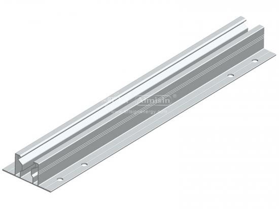 solar PV panel mounting aluminum mini rail