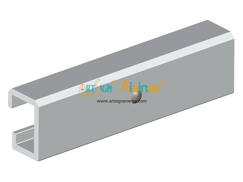مجموعة وصلات C rail 01# لتركيب سكة الطاقة الشمسية