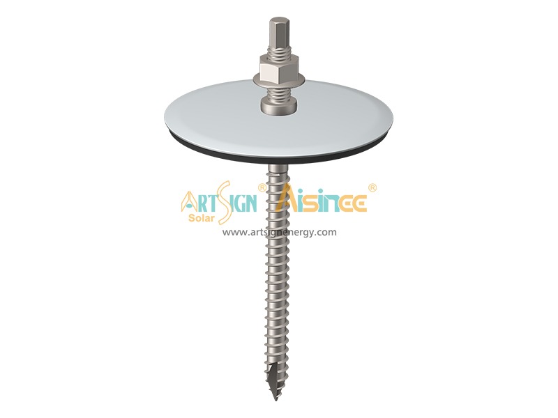 مسامير تعليق من الفولاذ المقاوم للصدأ لتركيب الألواح الشمسية | لافتة فنية