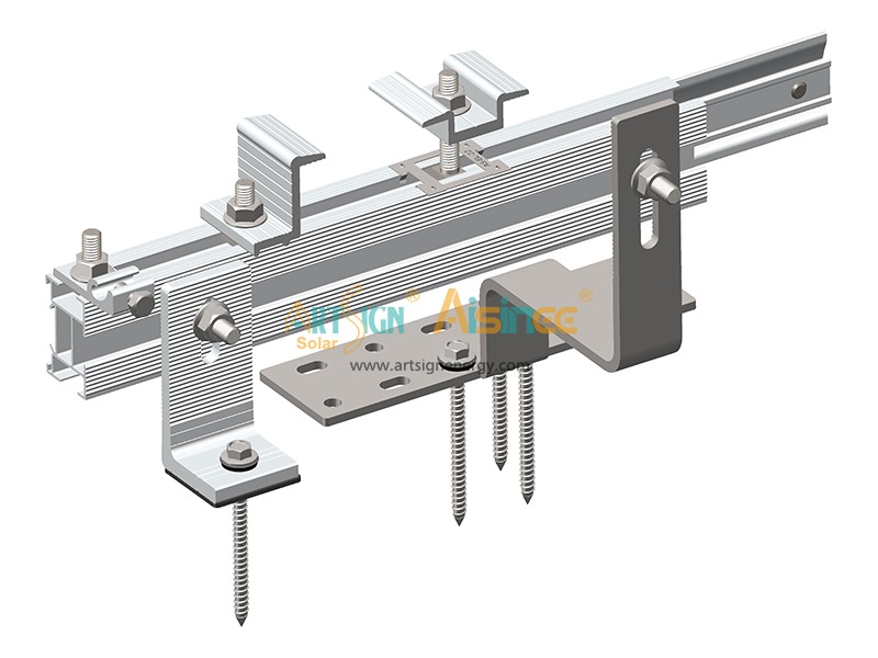 سكة تركيب الألواح الشمسية 9H #